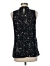 Ellen Tracy Black Sleeveless Blouse Size M - photo 2