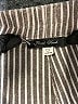 Final Touch 100% Cotton Stripes Silver Gray Casual Pants Size L - photo 4