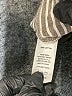 Final Touch 100% Cotton Stripes Silver Gray Casual Pants Size L - photo 6