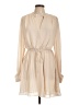 H&M 100% Polyester Tan Casual Dress Size L - photo 1