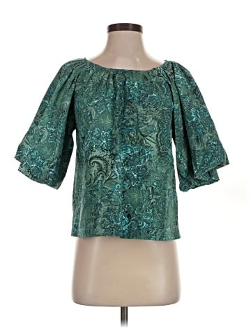 Peruvian Connection Short Sleeve Blouse (view 1)