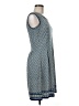 Max Studio Print Blue Casual Dress Size M - photo 4