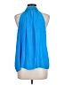 Ramy Brook 100% Polyester Blue Sleeveless Blouse Size L - photo 2