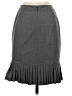 Petite Sophisticate Solid Gray Wool Skirt Size 0 - photo 2