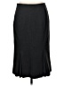 Carlisle Solid Black Gray Formal Skirt Size 4 - photo 2