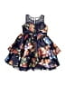 Rare Editions 100% Polyester Floral Blue Dress Size 5 - photo 2