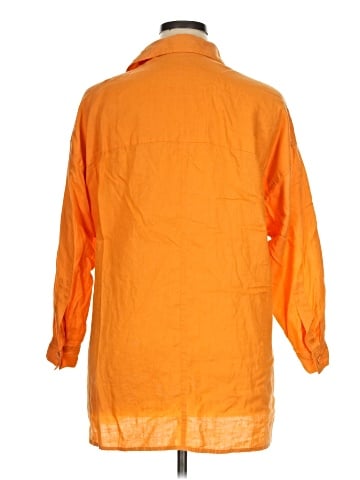 Linda Allard Ellen Tracy 3/4 Sleeve Button-Down Shirt (view 2)