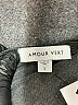 Amour Vert Chevron-herringbone Gray Jumpsuit Size L - photo 4
