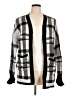 Zesica Checkered-gingham Gray Cardigan Size XL - photo 1