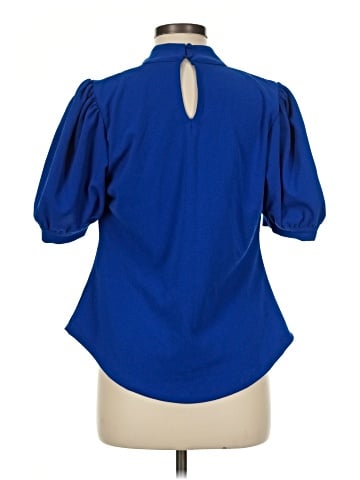 7th Avenue Design Studio New York & Company Short Sleeve Blouse (view 2)
