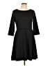 The Limited Solid Black Casual Dress Size L - photo 1