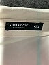 Shein Curve 100% Polyester Color Block Ivory Short Sleeve Blouse Size 20 Plus (4) - photo 7