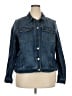 Lane Bryant Blue Denim Jacket Size 22 - photo 1
