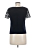 Bailey 44 100% Leather Black Short Sleeve Top Size M - photo 2