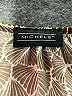 Michele Brown Short Sleeve Blouse Size L - photo 7