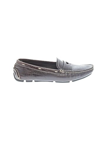 Prada Vintage Croc Embossed Loafers (view 1)