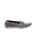 Prada Gray Brown Vintage Croc Embossed Loafers Size EU 36 - photo 1