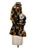 Bebe 100% Polyester Gold Short Sleeve Blouse Size 4 - photo 4