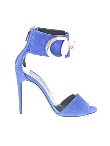 Gucci Suede Horsebit Ankle Strap Sandals (view 1)