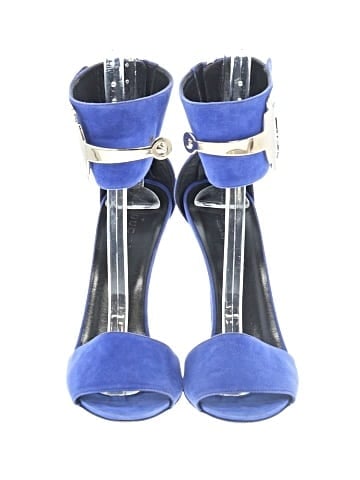 Gucci Suede Horsebit Ankle Strap Sandals (view 2)