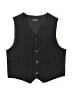 Unbranded 100% Polyester Black Tuxedo Vest Size 4 - photo 1