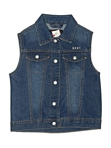 DKNY Denim Vest (view 1)