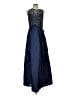 PAPELL Studio 100% Polyester Blue Cocktail Dress Size 12 - photo 1