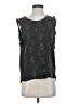 Chaser 100% Cotton Black Sleeveless Blouse Size S - photo 1