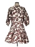 BCBG Paisley Brown Casual Dress Size 12 - photo 1