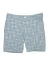 St. John's Bay Checkered-gingham Blue Shorts Size 20 - photo 1
