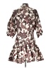 BCBG Paisley Brown Casual Dress Size 12 - photo 2