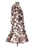BCBG Paisley Brown Casual Dress Size 12 - photo 4