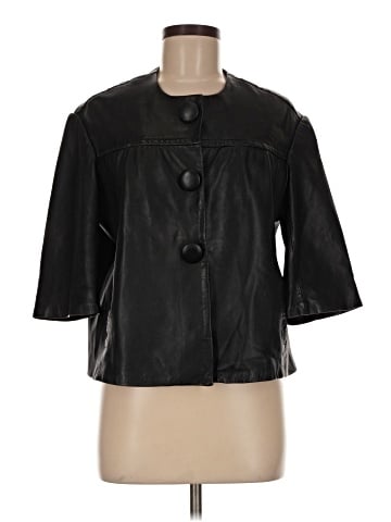 Vince. Leather Jacket (view 1)