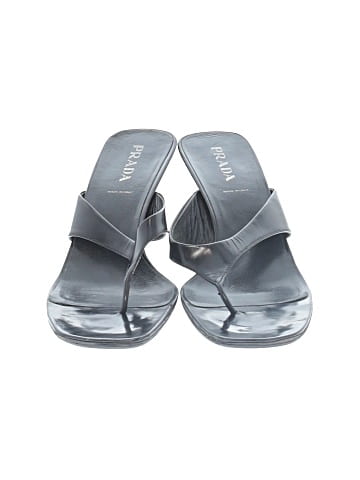 Prada Leather Thong Sandals (view 2)