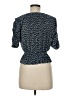 Pull&Bear Blue Short Sleeve Blouse Size M - photo 2