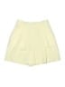 ASOS 100% Polyester Solid Yellow Shorts Size 4 - photo 1