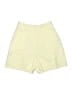 ASOS 100% Polyester Solid Yellow Shorts Size 4 - photo 2
