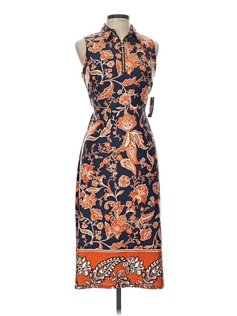 Pre-owned Msk Casual Dress In Orange