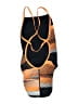 Speedo Chevron-herringbone Orange One Piece Swimsuit Size 6 - photo 2
