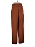 Madewell 100% Polyester Brown Drapey Paperbag Pants Size 00 - photo 2