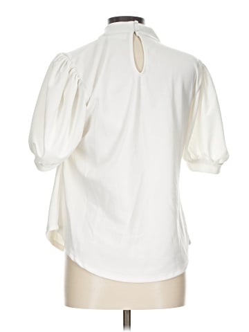 7th Avenue Design Studio New York & Company Short Sleeve Blouse (view 2)