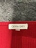 Olivia Grey Burgundy Short Sleeve Blouse Size 1X - photo 7