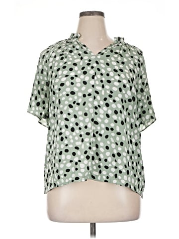 Ann Taylor Short Sleeve Blouse (view 1)