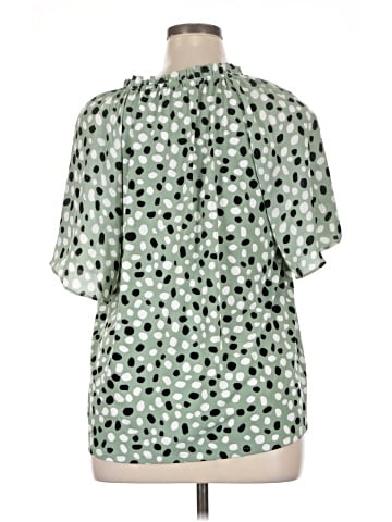 Ann Taylor Short Sleeve Blouse (view 2)
