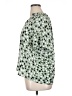 Ann Taylor Print Green Short Sleeve Blouse Size XL - photo 5