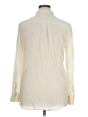Everlane Long Sleeve Silk Top (view 2)
