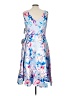 Alex Evenings Print Blue Cocktail Dress Size 12 - photo 2