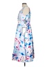 Alex Evenings Print Blue Cocktail Dress Size 12 - photo 5