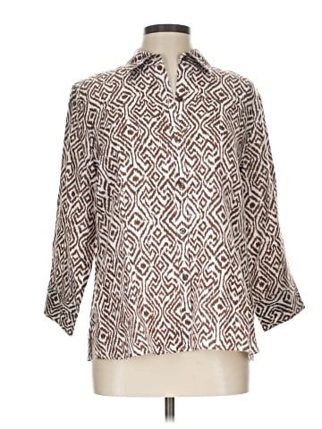 Foxcroft Long Sleeve Button-Down Shirt (view 1)