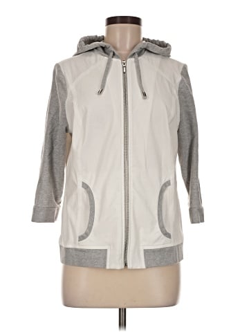 Zenergy by Chico's Zip Up Hoodie (view 1)